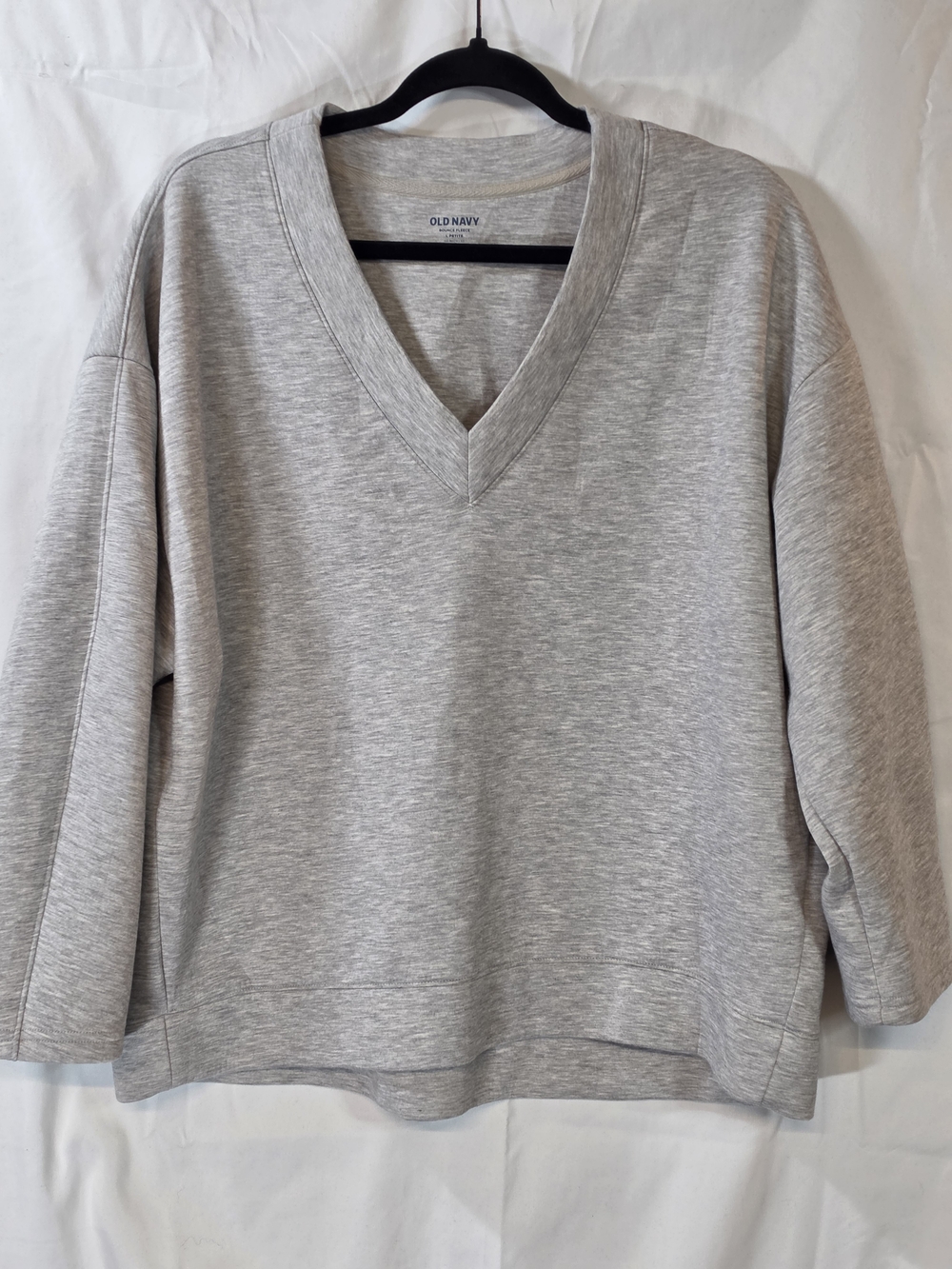 Old Navy Women's Bounce Fleece V-Neck Sweatshirt Size Large Petite